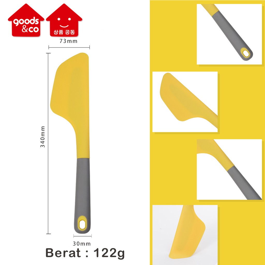 Spatula Baking Silikon Jumbo Lebar/Spatula Silikon Tahan panas Premium