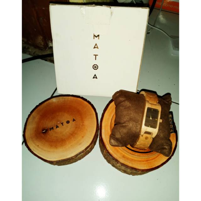 Matoa Kaili Jam Tangan Kayu Pria/Wanita/Unisex - Maple