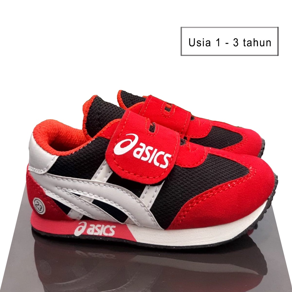 TOKOERS SSL03 22-25 Sepatu Sneaker Sporty Anak Laki Laki 1 2 3 tahun - Merah, Hitam, Kuning, Biru