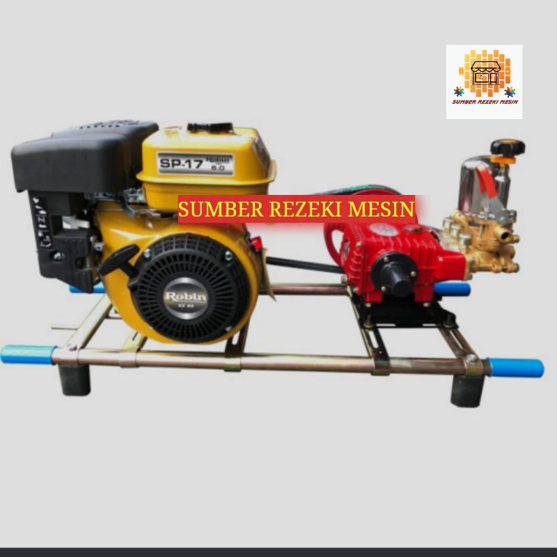 Mesin Steam Cuci Motor & Mobil Robin SP 17 set Power Sprayer tipe 22