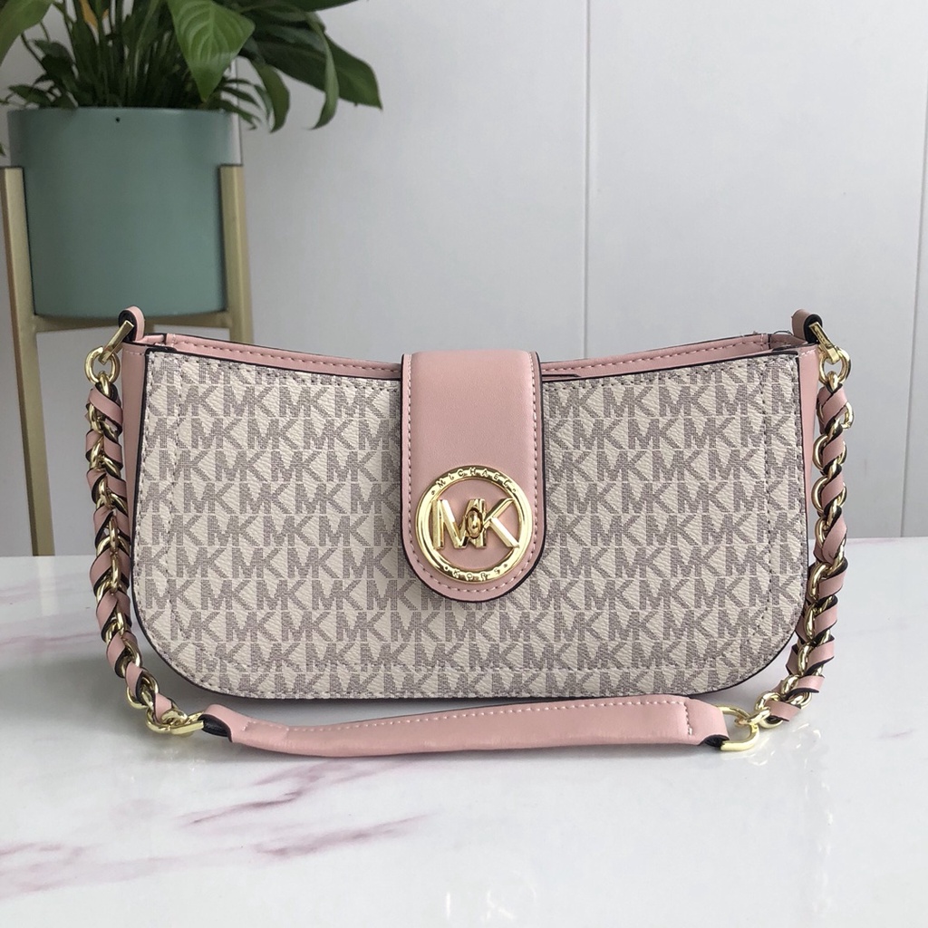 [Instant/Same Day]M-K   Michael Kors  9937  women's bag CARMEN series underarm bag leather handbag shoulder bag messenger bag
