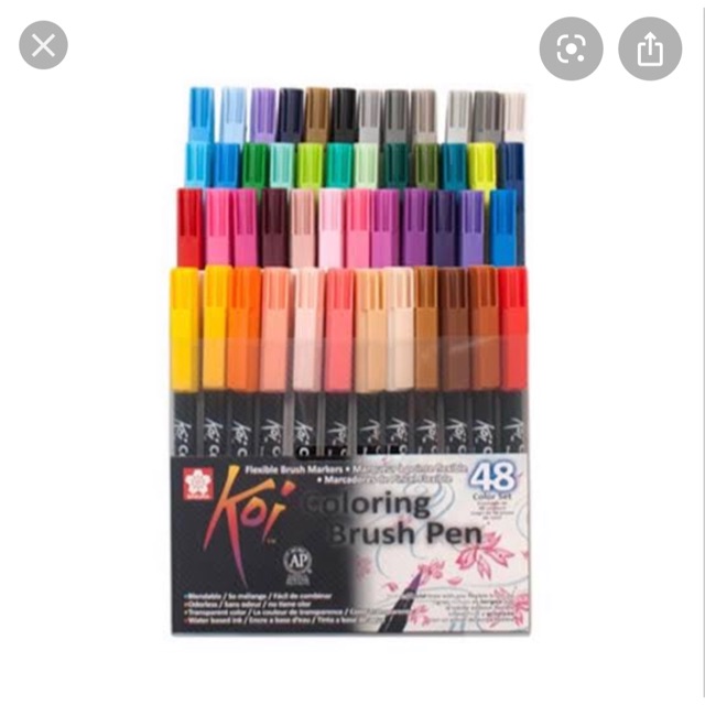 

Brush pen sakura 48 warna
