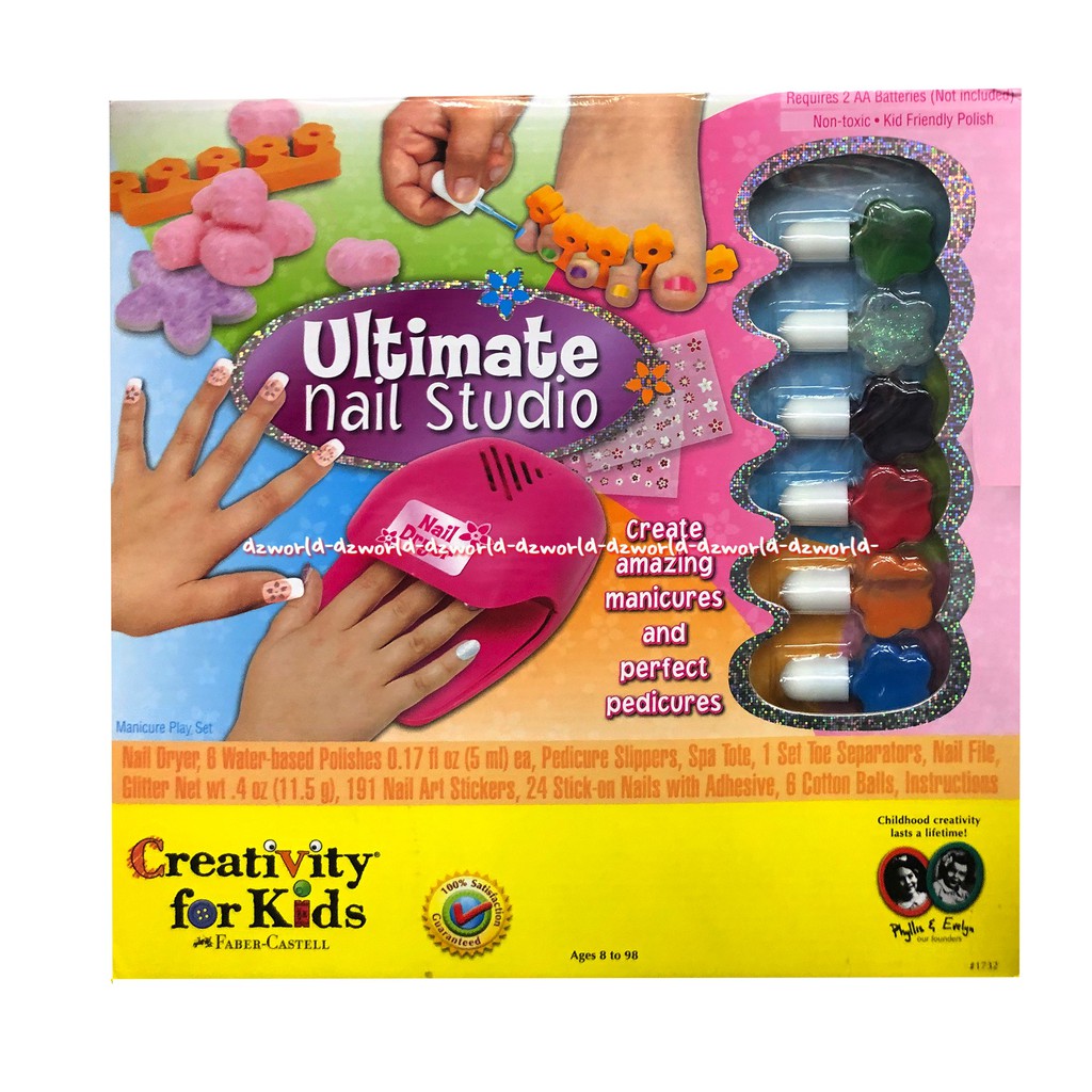 Ultimate Nail Studio Creativity For Kids Mainan Menghias Kuku Kuteks Kutek