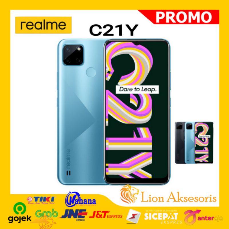 HP realme C21Y 4/64GB [5000mAh, 13MP AI Triple Camera, 6.5" Mini-drop