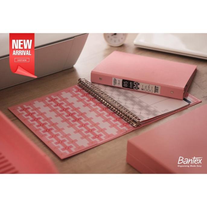

(((COD))) Bantex B5 Multiring Binder - Musky Pink- Batik Series (1 Pcs) #1336 74 PROMOKode 5684