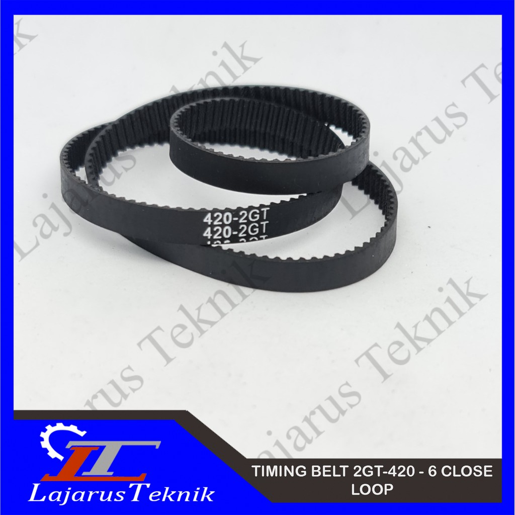 Timing Belt 2GT -420-6 Close Loop / GT2 - Length 420 - width 6mm