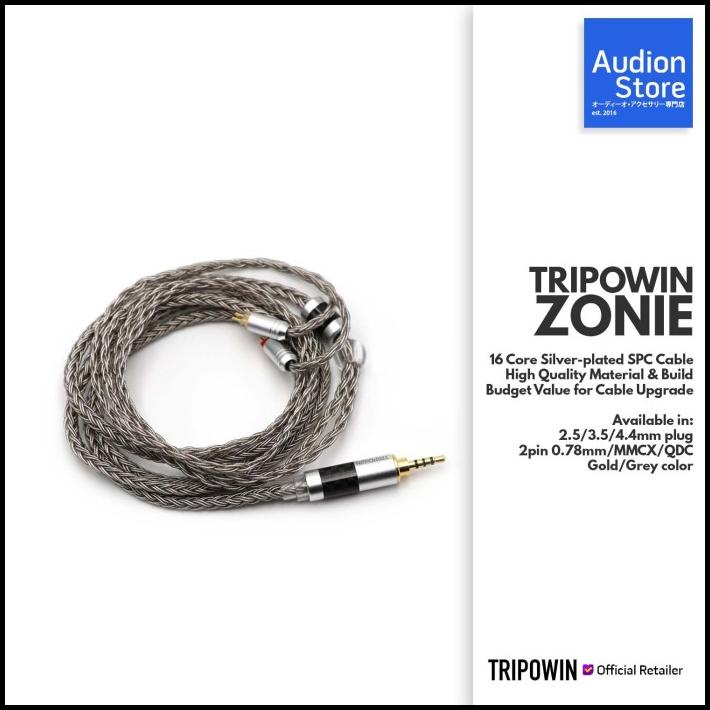Tripowin Zonie 16-Core Silver-Plated Copper Upgrade Cable Kabel Iem