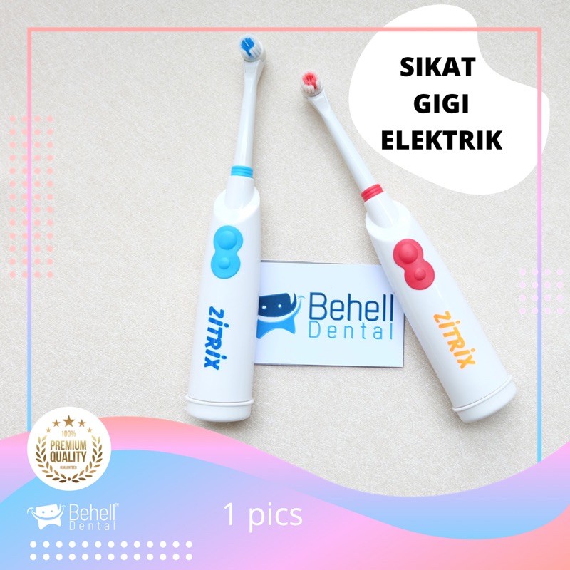 ORI SIKAT GIGI ELEKTRIK ELECTRIC PUTAR  UNTUK BEHEL BEHEL / TIDAK - TOOTH BRUSH ORTHO BEHELLDENTAL