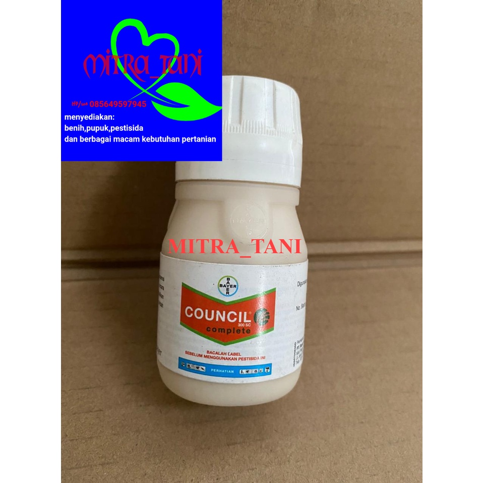 herbisida sistemik pra dan purna tumbuh khusus padi COUNCIL COMPLETE 300SC isi 50ml dari BAYER