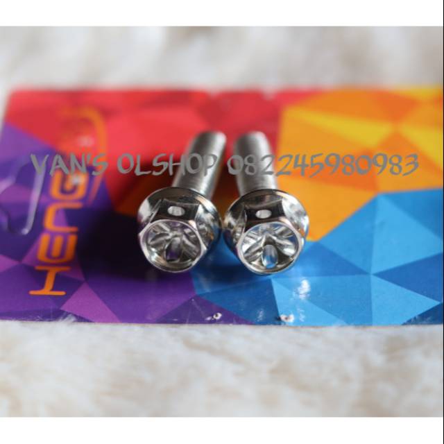 Baut Probolt Silver Chrome Untuk Baut Shock Belakang Nmax, Aerox 155 & Xmax 250