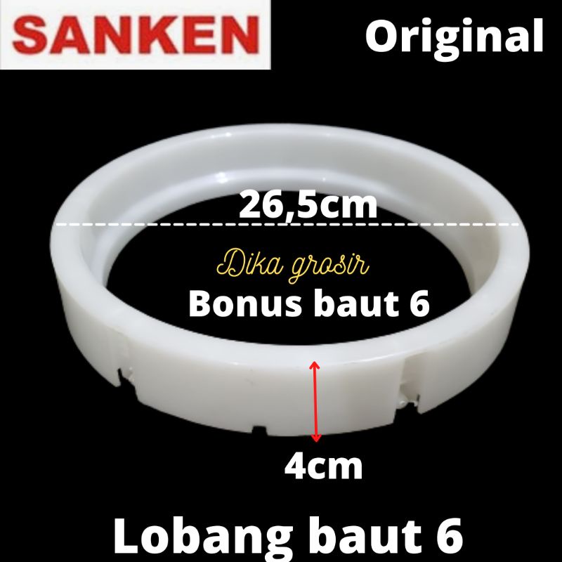 RING TABUNG SANKEN LOBANG BAUT 6 LEBAR 26,5CM TINGGI 4,CM tw 1122gx