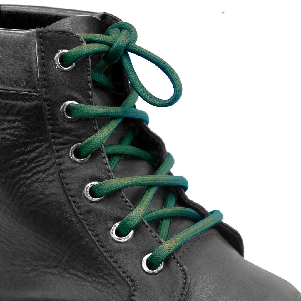 MR Shoelaces FC13 Dark Green Tali Sepatu Lilin Oval 3.5mm (Waxed Laces) 50cm 60cm 70cm 80cm 100cm 120cm 150cm