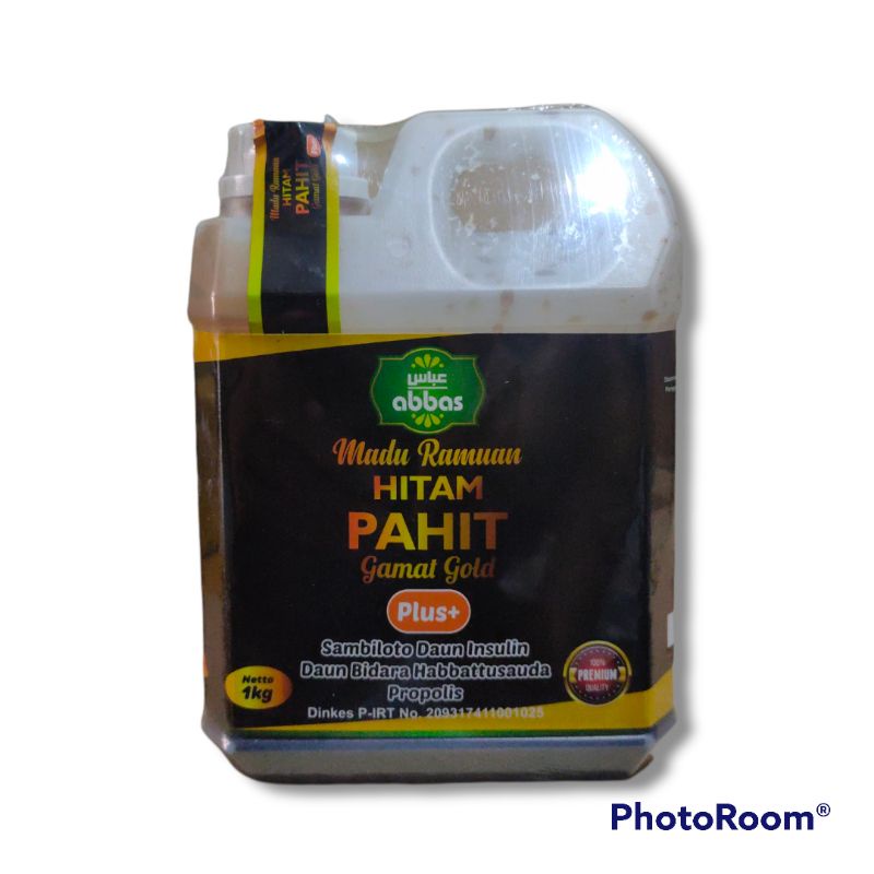 

madu ramuan hitam pahit plus gamat gold abbas/madu ramuan therapist 1 kg/madu hitam/madu pahit
