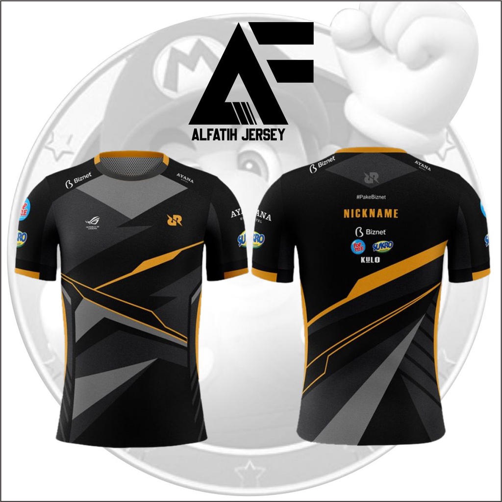 Jersey Evos Suhaz Terbaru 2021 Baju Gaming Mobile Legend Free Fire PUBG Free Nickname