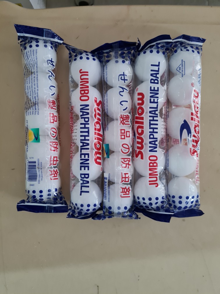 Swallow Jumbo Naphthalene Ball Isi 5 Kamper Toilet