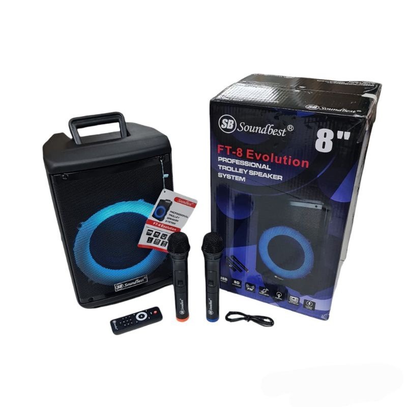 Soundbest FT8 Evolution Portable Speaker . Suara Kencang &amp; Menggelegar