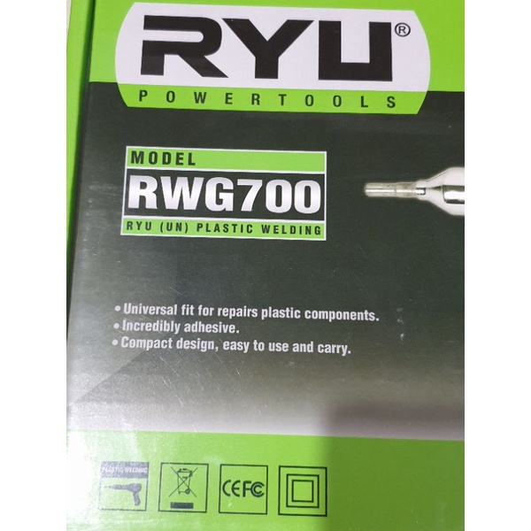 MESIN LAS PVC RYU RWG700 PLASTIC PEMANAS PVC RYU RWG 700 WATT