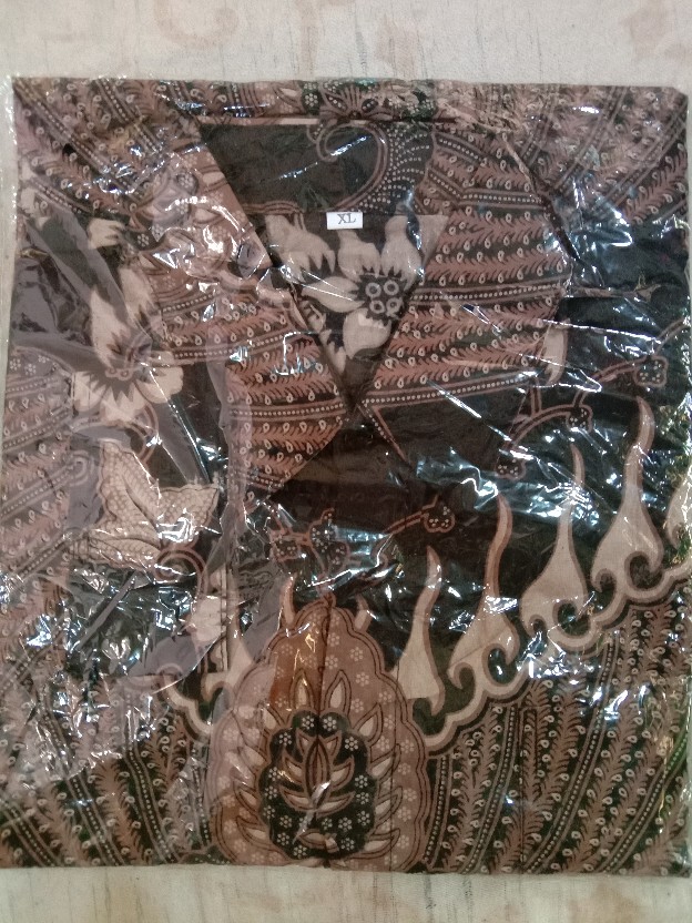 Baju Batik Pria Slimfit Big Size M L Xl Xxl Atasan Kemeja Batik Lengan Panjang Original