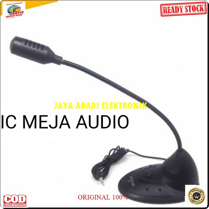 G286 ORIGINAL 3.5 mm mic meja kabel mik table microphone desk standing mikrophone mikrophone professional pro audio vokal vocal eleketronik multi universal desktop komputer laptop youtuber cable G286  jek jack 3,5MM BISA SEGALA AUDIO DAN KOMPUTER  1. Dapa