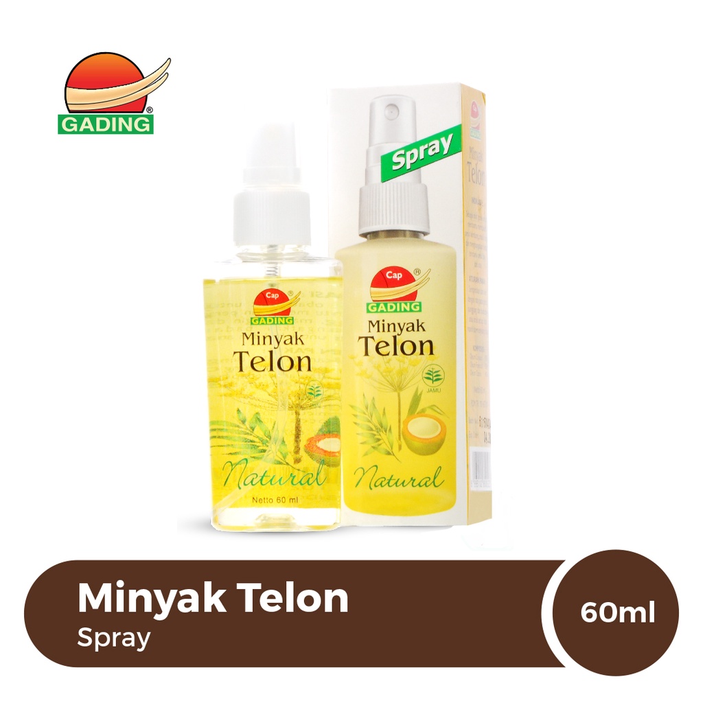 PAKET BELI 3 PCS Gading Minyak Telon Spray 60 ml