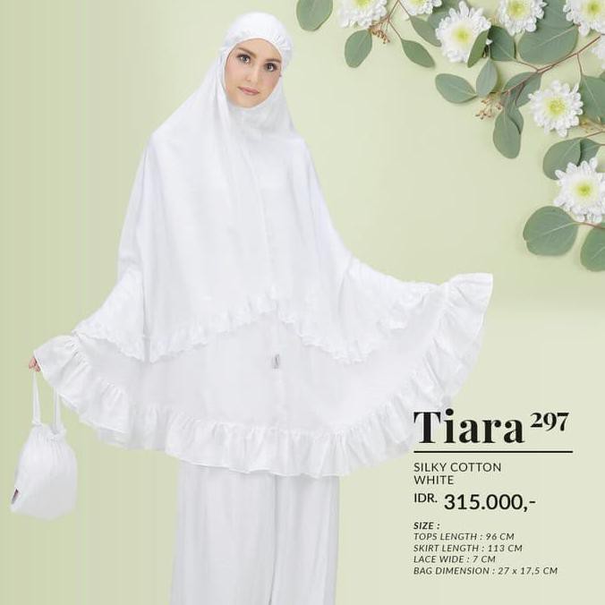 Ori&Terjamin Mukena Katun Tatuis Cantik Lucu Murah Dubai Bali Jepang Putih Polos