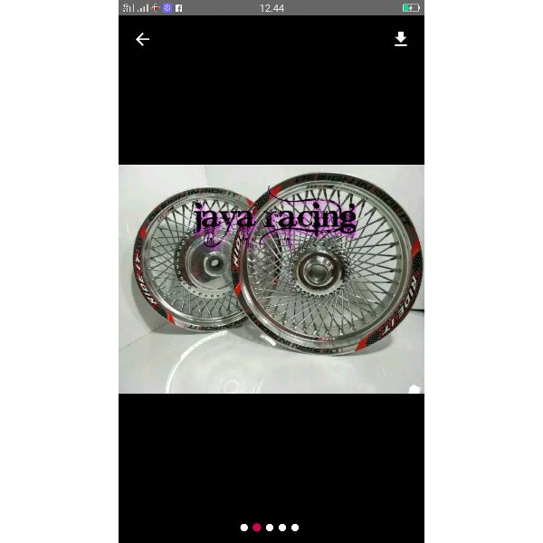 TOPPP velg paketan aerox tapak lebar 350x350 ring 14 bonus stel