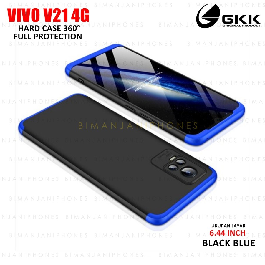 Vivo V21 5G Vivo V21 4G V21E Hard Case 360° Full Body Protection 3 in 1 Full Armor GKK ORIGINAL