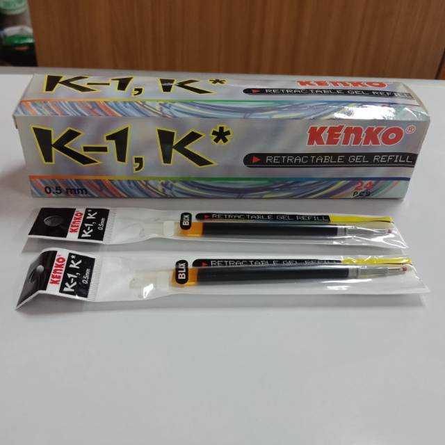 

Isi Pulpen Kenko K - 1 / Refill Gel Pen Kenko 0,5 mm