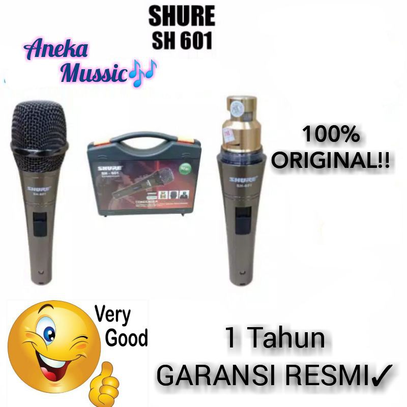 Mic kabel Condenser Shure SH 601 ORI