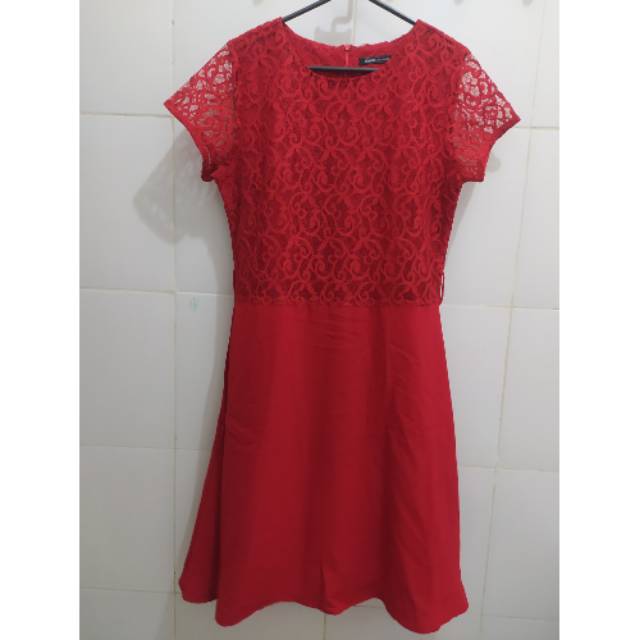 EPRISE Dress Murah preloved (merah)