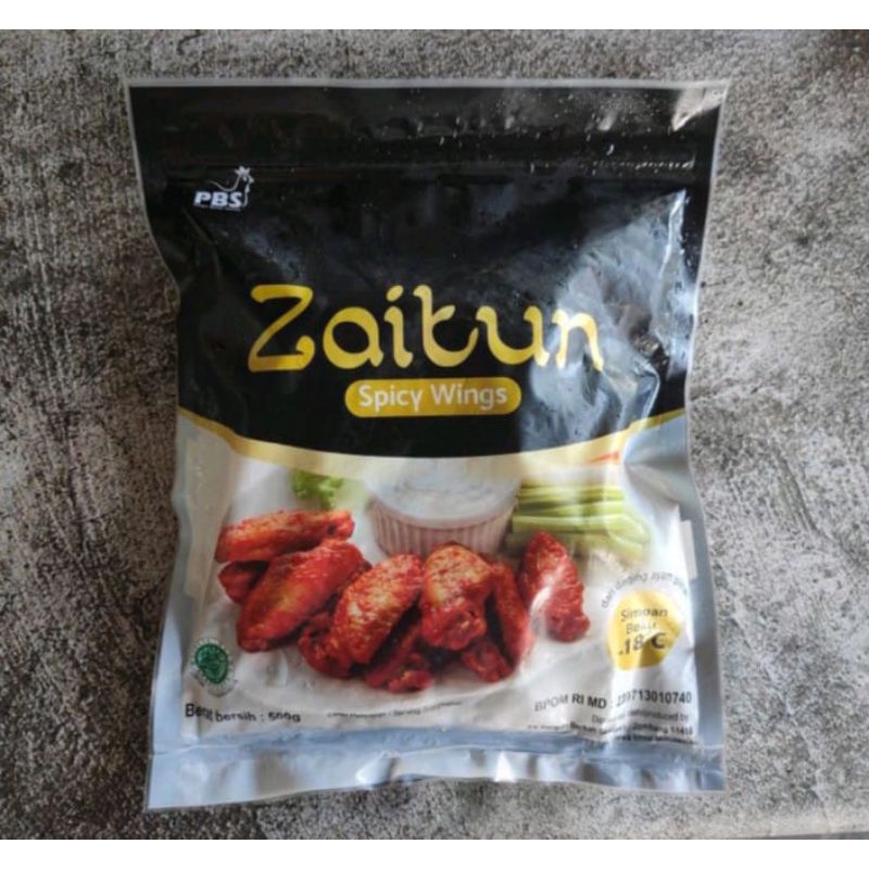 

ZAITUN SPICY WING 500gr