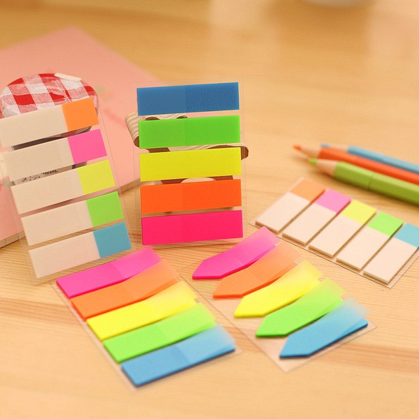 

Pembatas Halaman Page Marker Sticky note rainbow