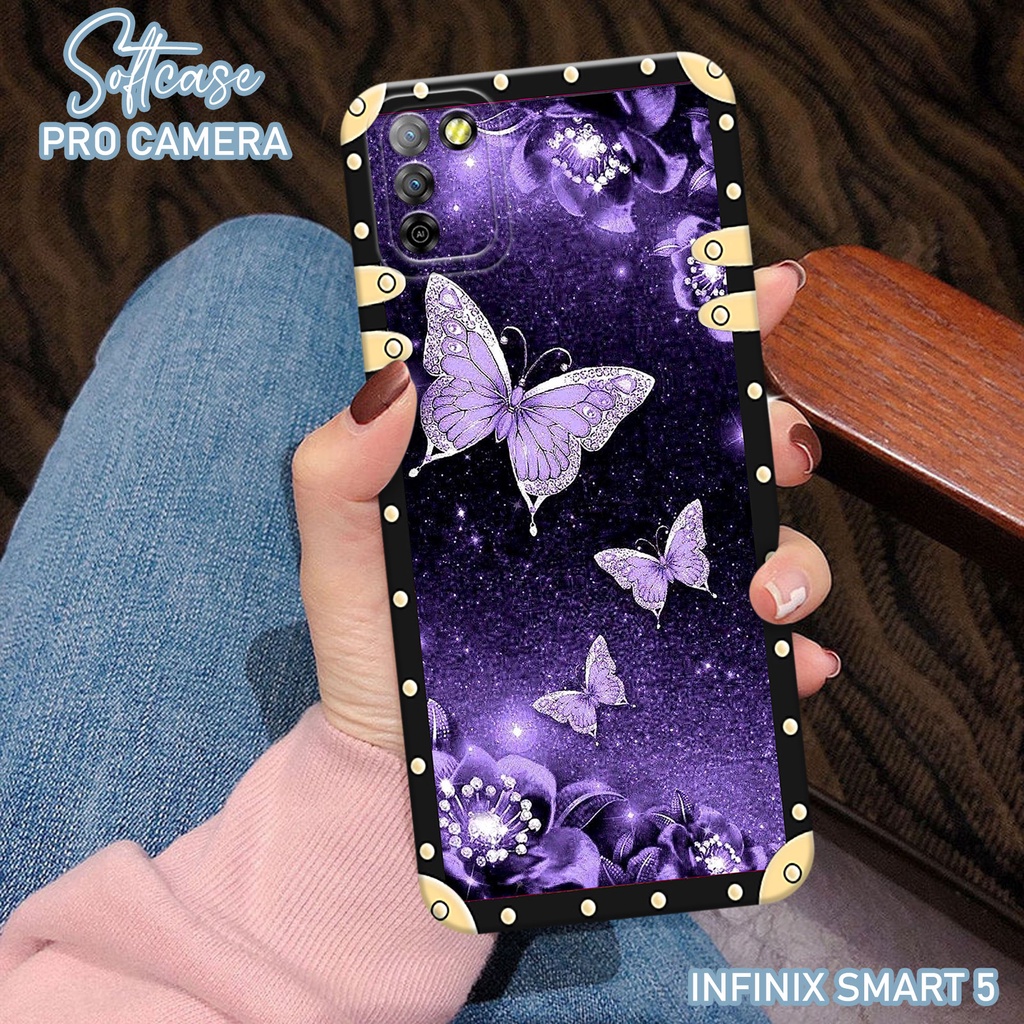 Softcase Pro Kamera Infinix Smart 5 Terbaru Pelindung Kamera Motif Case Karakter Case Murah Silikon 
