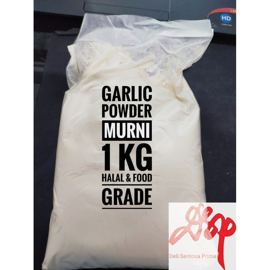 Premium Garlic Powder Murni Import 1 Kg, Bawang Putih Bubuk Halal