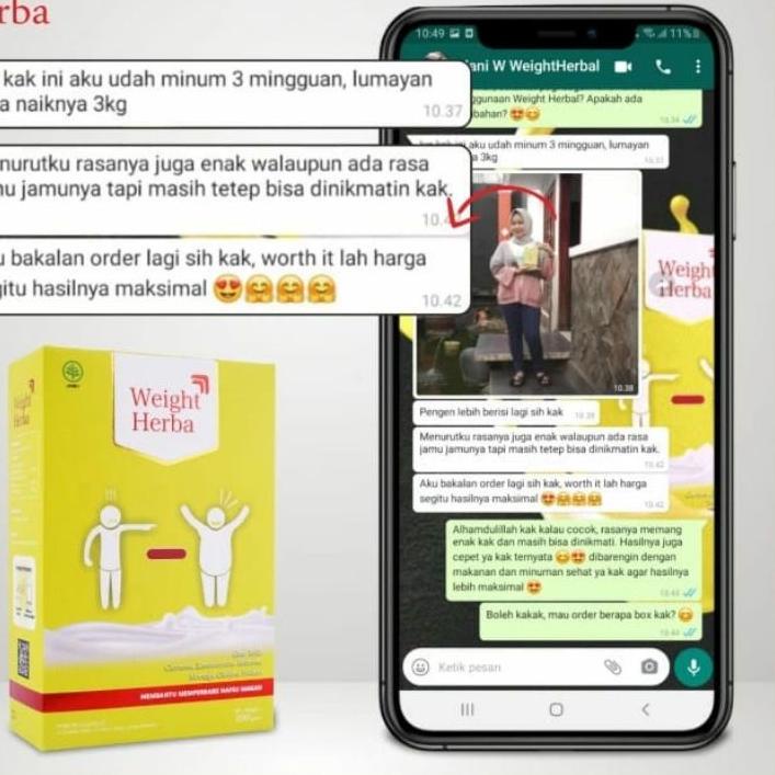 

Weight Herba - 100% Original Susu Weight Herba Susu Penggemuk Penambah Berat Badan & Nafsu Makan Tingkatkan Kalori Kualitas Tinggi & Menambah Protein Isi 200gr ✓