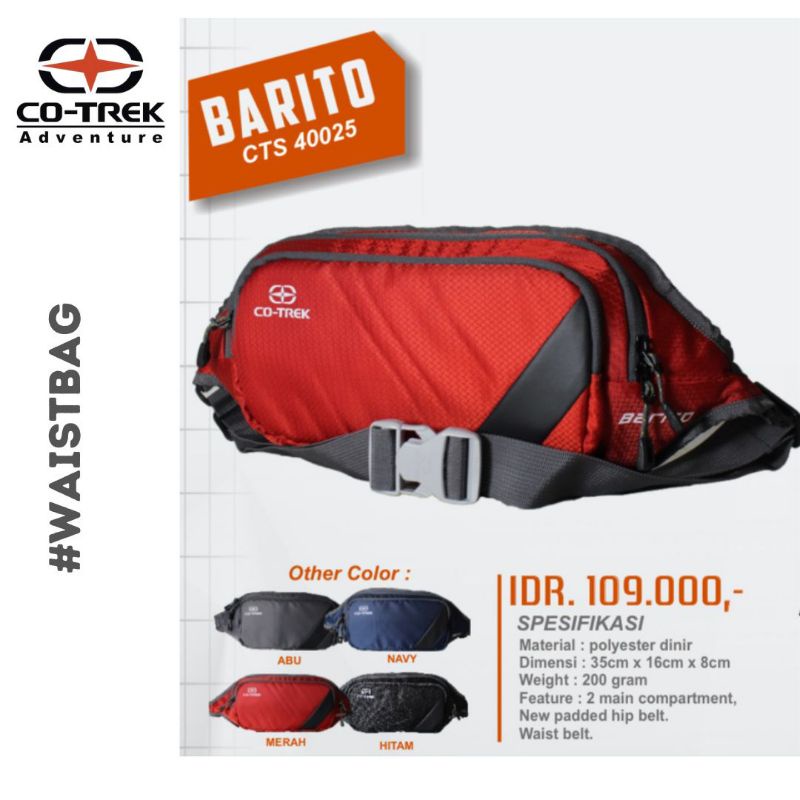 TAS PINGGANG-WAISTBAG CO TREK BARITO