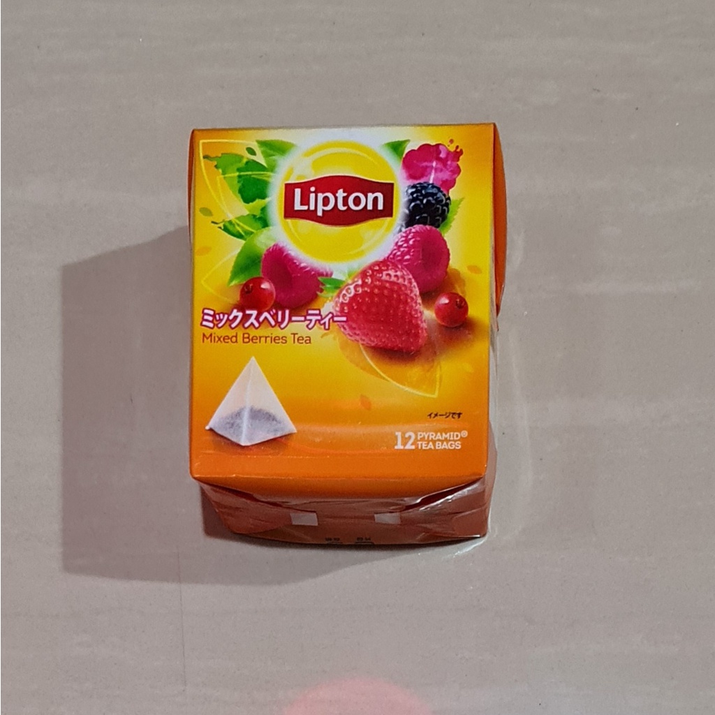 Lipton Mixed Berry Tea Japan 12 Triangle Tea Bags