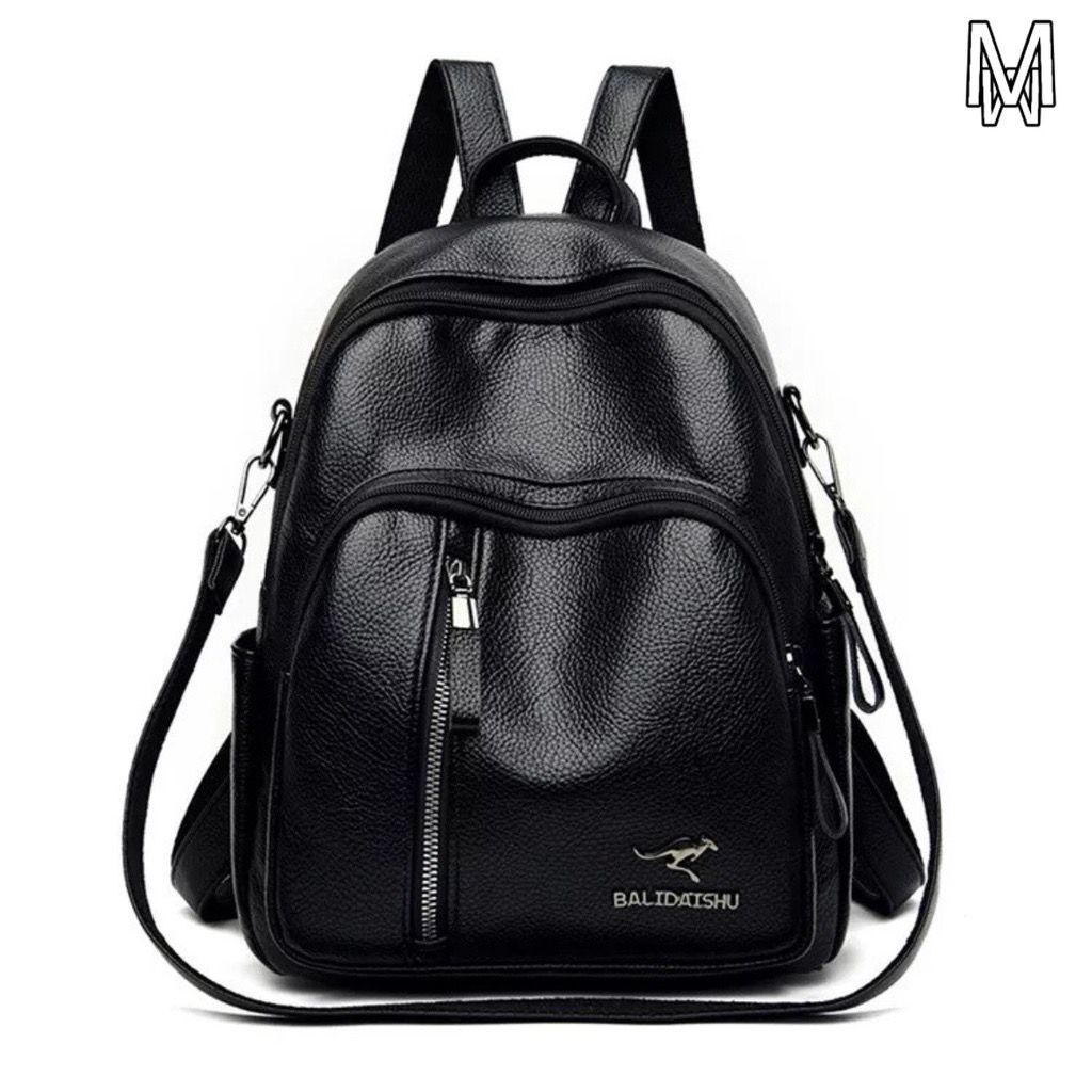 SPESIAL PROMO 7.7 - RANSEL BURBERRY - MORYMONY - KANGGURU RANSEL WANITA KOREAN STYLE KERJA KULIAH SEKOLAH | RANSEL KULIT PREMIUM HITAM, COKLAT, NAVY. MAROON | RANSEL KOREAN STYLE ORIGINAL | BACKPACK MULTIFUNGSI RANSEL WANITA | BACKPACK KOREAN