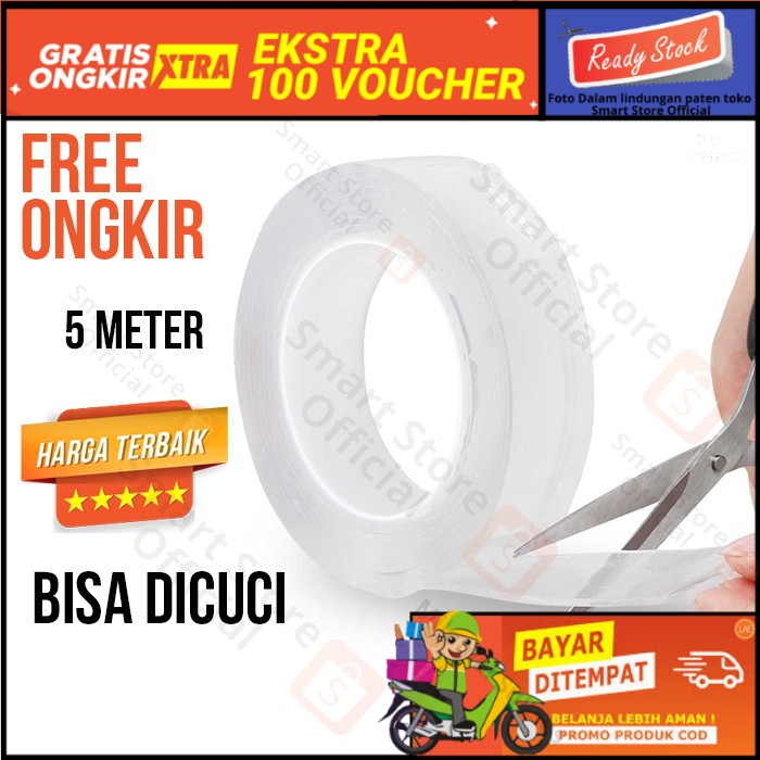 

DOBEL TIP PEREKAT BENING TANPA BEKAS WASHABLE DEKORASI RUMAH BISA DICUCI KUAT DOUBLE TAPE GANTUNGAN