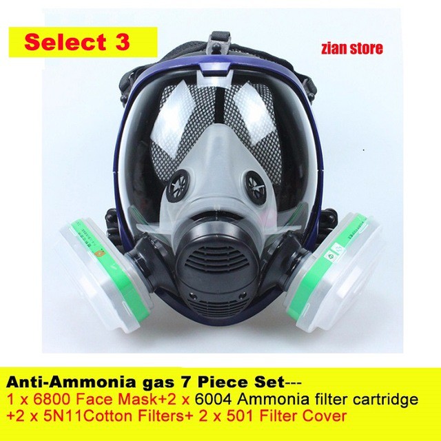 Masker Gas Amonia Full Face 6004CN Filter