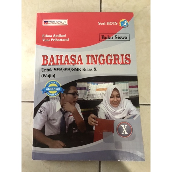 Jual Buku Bahasa Inggis Wajib SMA/MA/SMK Kelas X Mediatama | Shopee ...