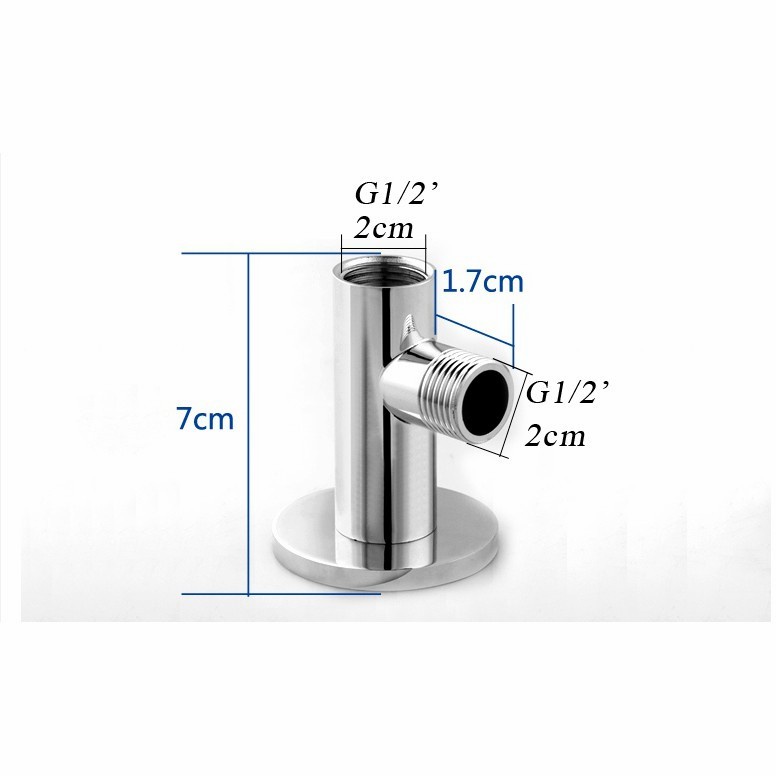 Arm shower / Holder Pipa untuk Head Shower bahan stainless steel