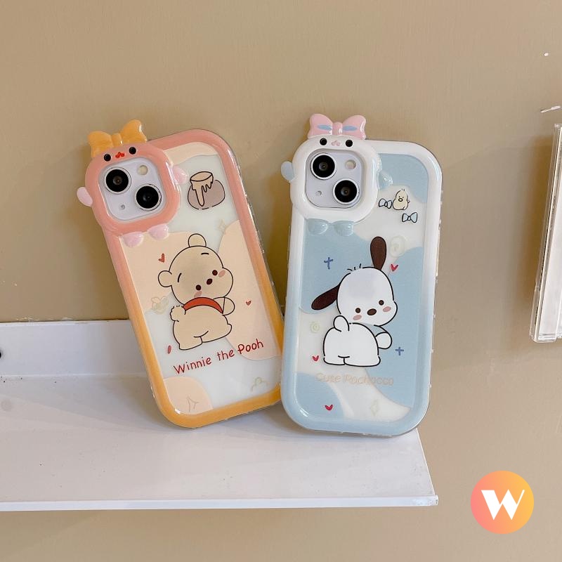 Soft Case Desain Kartun Monster 3D Untuk IPhone 7 8 14 Plus XR X XS Max 6 6S Plus 11 12 13 14 Pro Max SE 2020