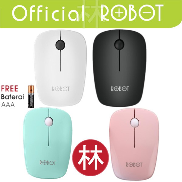 Robot M220 2.4G Wireless Optical Mouse Cherry Scroll Wheel