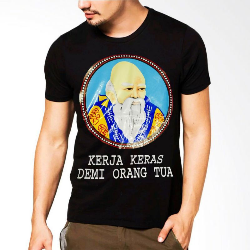 Kaos distro orang tua / kaos orang tua / kaos cap orang tua / kaos gambar orang tua / kaos tua