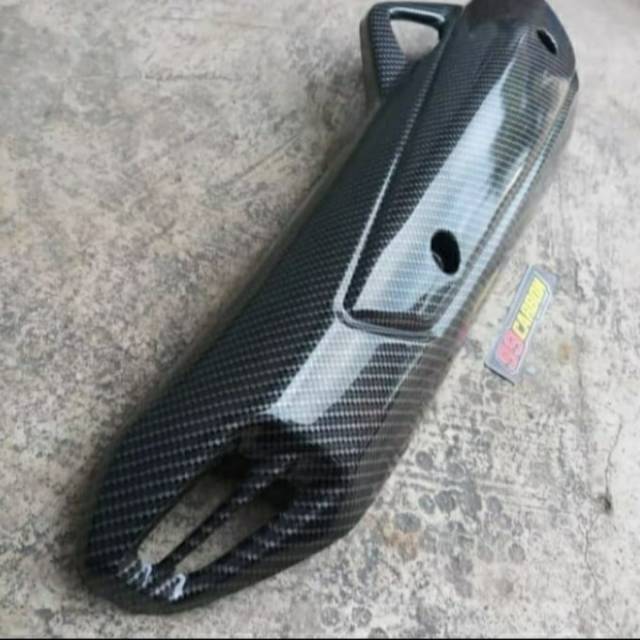 Cover tutup knalpot carbon yamaha Nmax