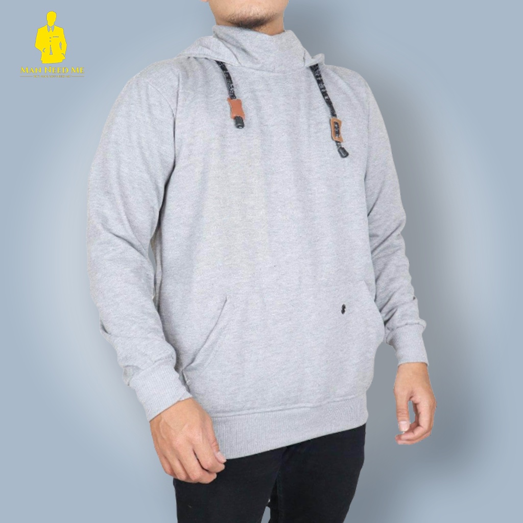 UDC GREY |ManNeedMe x UnderCity| Jaket Pria Jacket Hoodie Fleece dengan Masker ORIGINAL