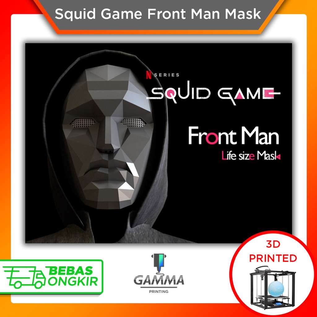 Squid Game Front Man Mask Topeng