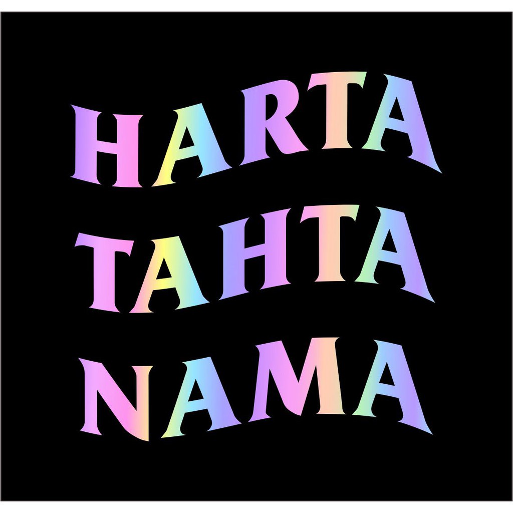 

Stiker Harta Tahta Costum - harta tahta bahan hologram