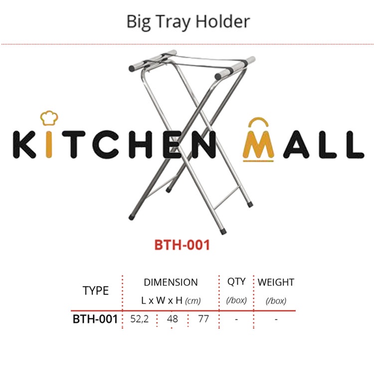 GETRA BTH-001 BIG TRAY HOLDER ATAU BAKI BERDIRI ATAU TRAY BERDIRI